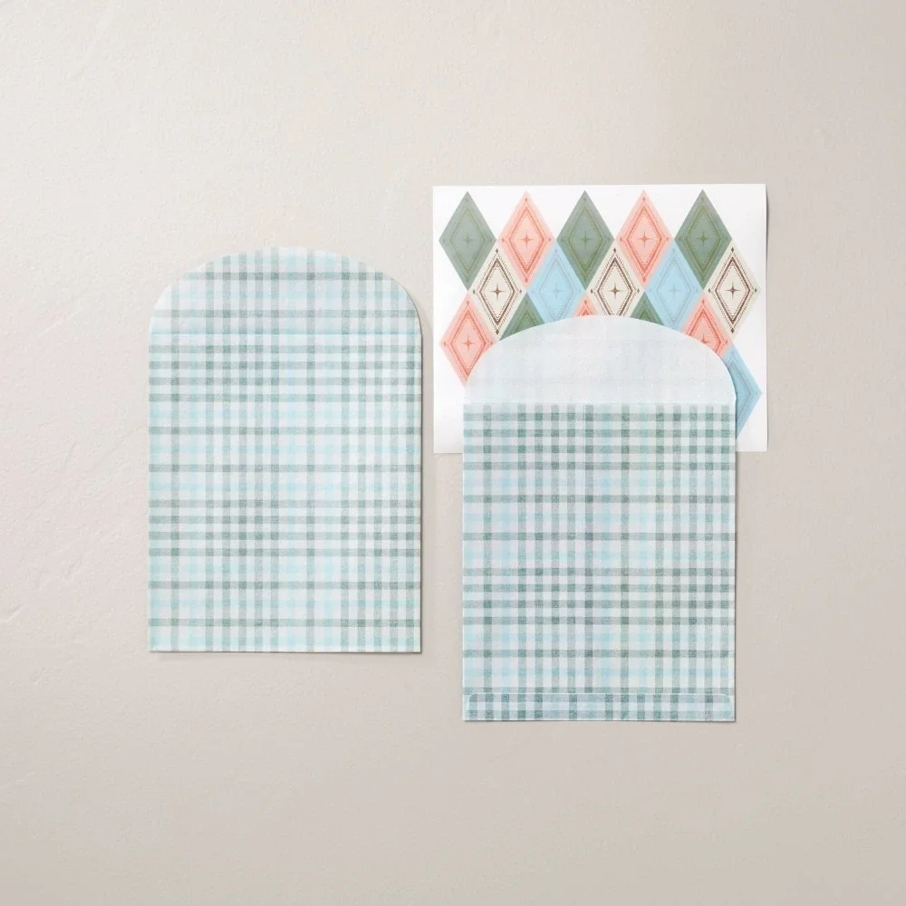 21ct Paper Treat Bags Summer Plaid - Hearth & Hand Magnolia,‎ Target